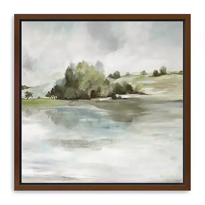 Forest Look Out Framed Canvas Art Print