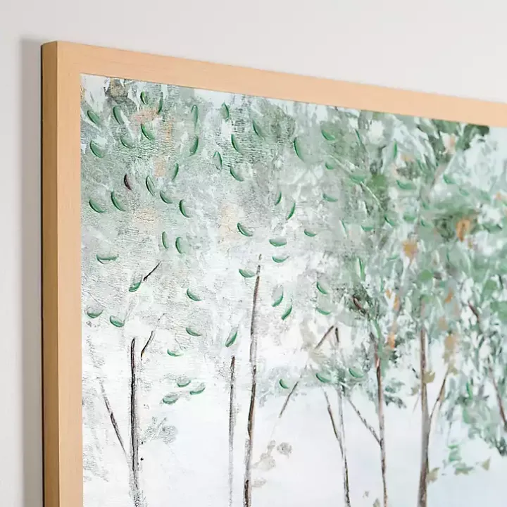 Forest Peak II Wood Framed Art Print