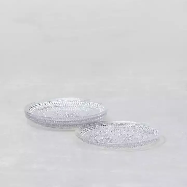 Fortessa Clear Jupiter Salad Plates, Set of 4
