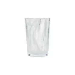 Fortessa White Swirl Tall Glasses, Set of 6