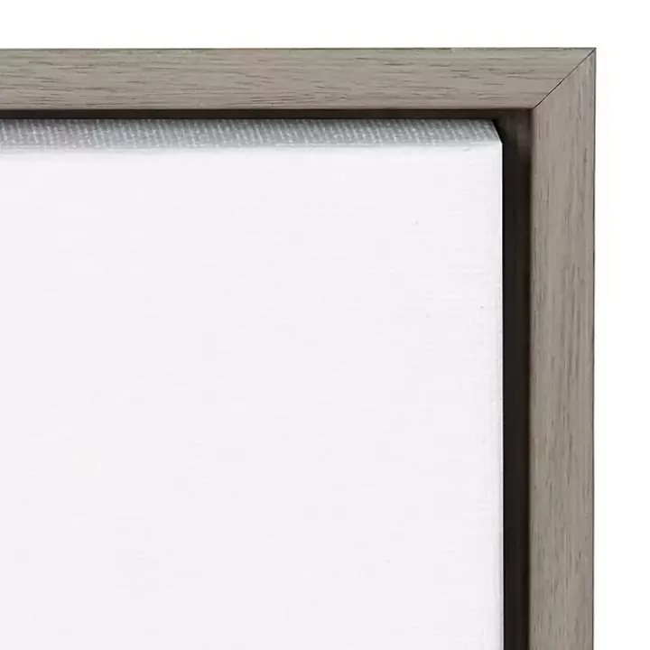 Framed Retro Merry Lil Christmas Canvas Art Print