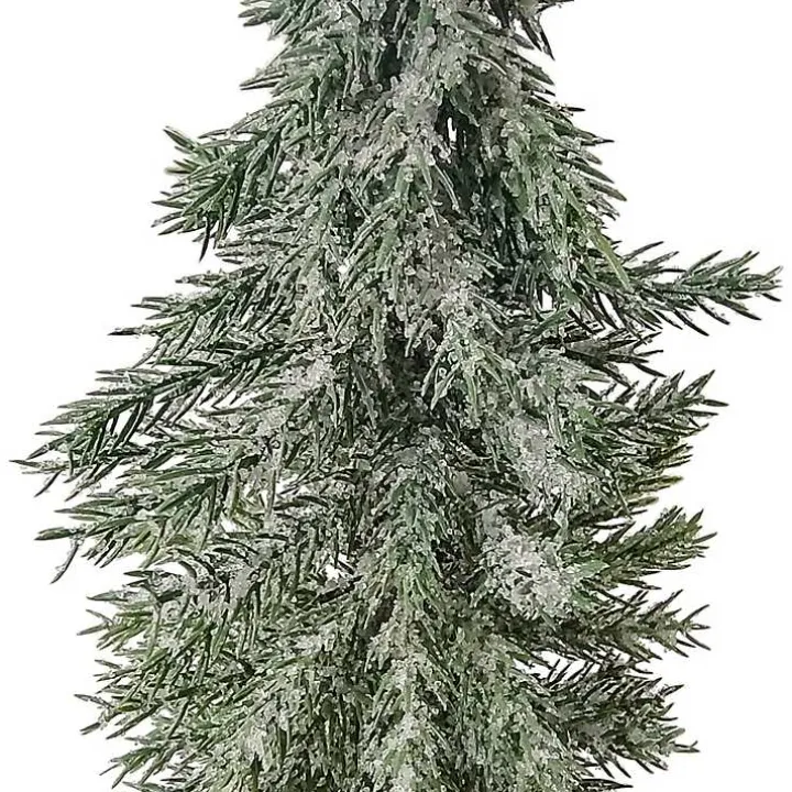 Frosted Pine Jute Base Christmas Tree