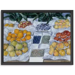 Fruit Displayed on Stand Canvas Print, 42x32 in.