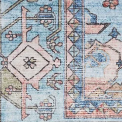 Fulton Blue Medallion Runner, 2x7