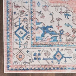 Fulton Coral Medallion Area Rug, 5x7