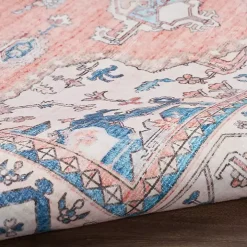 Fulton Coral Medallion Area Rug, 7x9