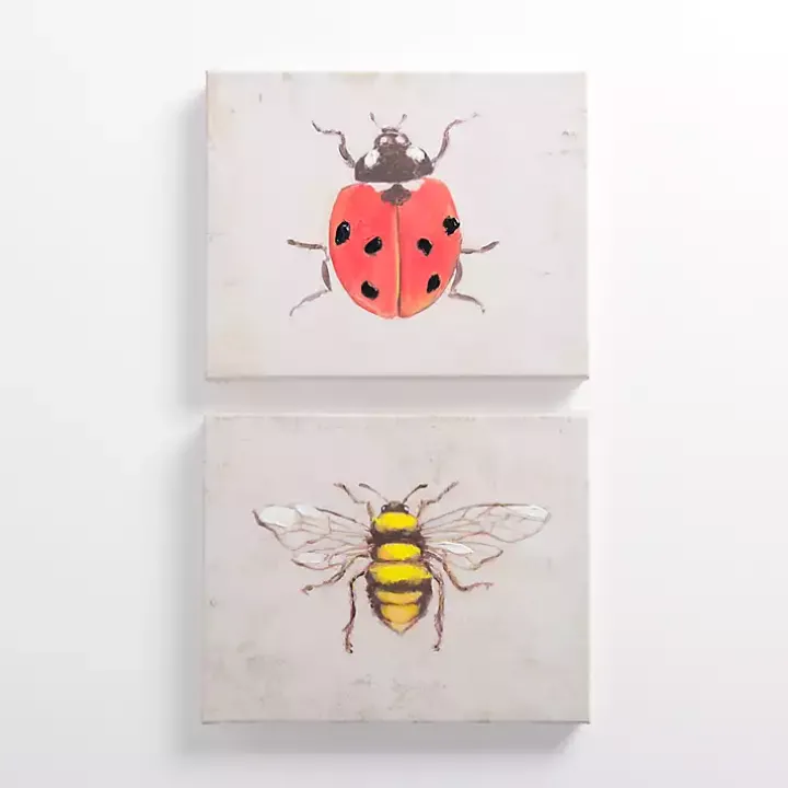 Garden Beauties Canvas Art Prints, Set of 2