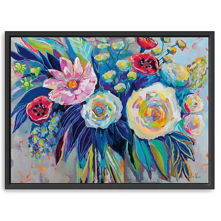 Garden Variety Framed Canvas Art Print