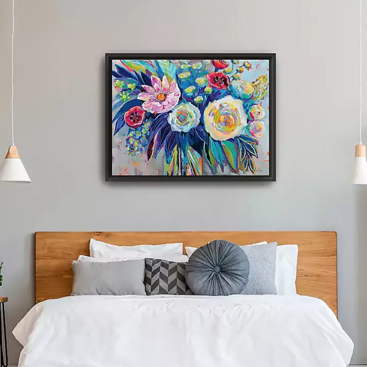 Garden Variety Framed Canvas Art Print
