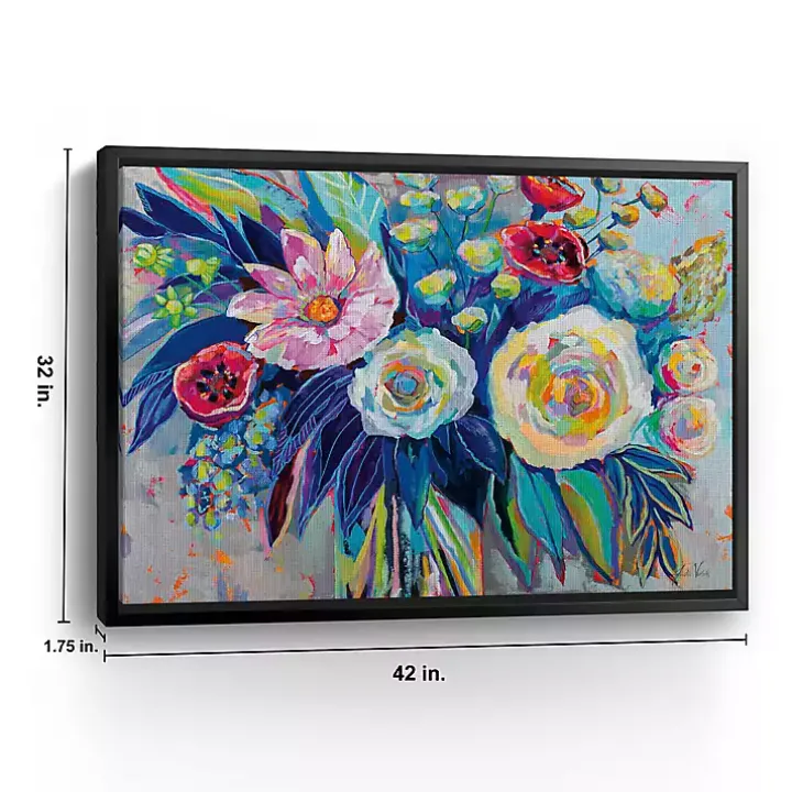 Garden Variety Framed Canvas Art Print