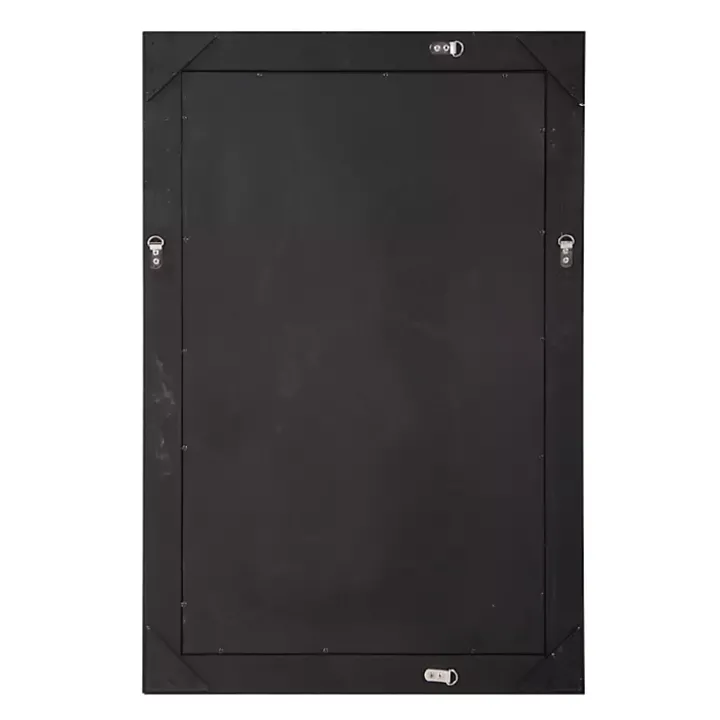 George Black Ridged Rectangular Wall Mirror