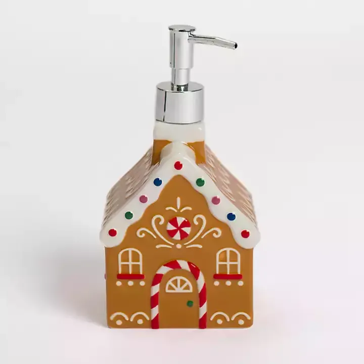 Gingerbread House Soap Dispenser