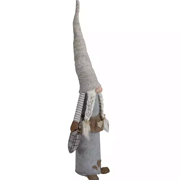 Girl Gnome with Toy Bag Figurine