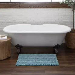 Glacier Lofty Pile Chenille Bath Mat, 60 in.