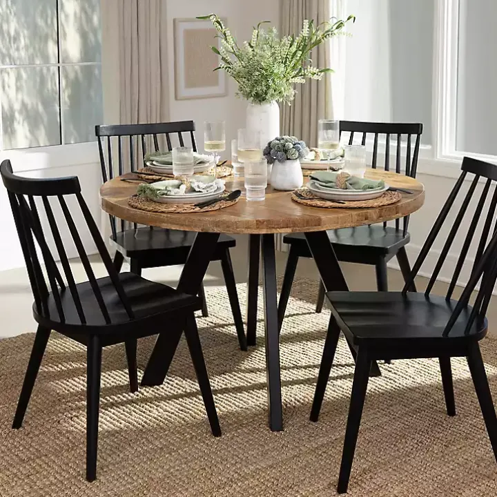 Glenn Natural Wood Dining Table