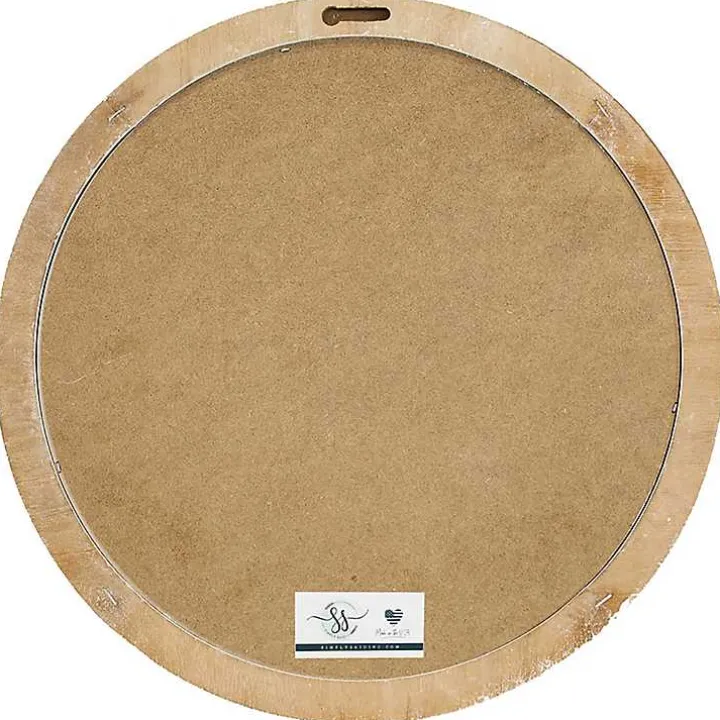 Glory to the Newborn King Round Wall Plaque