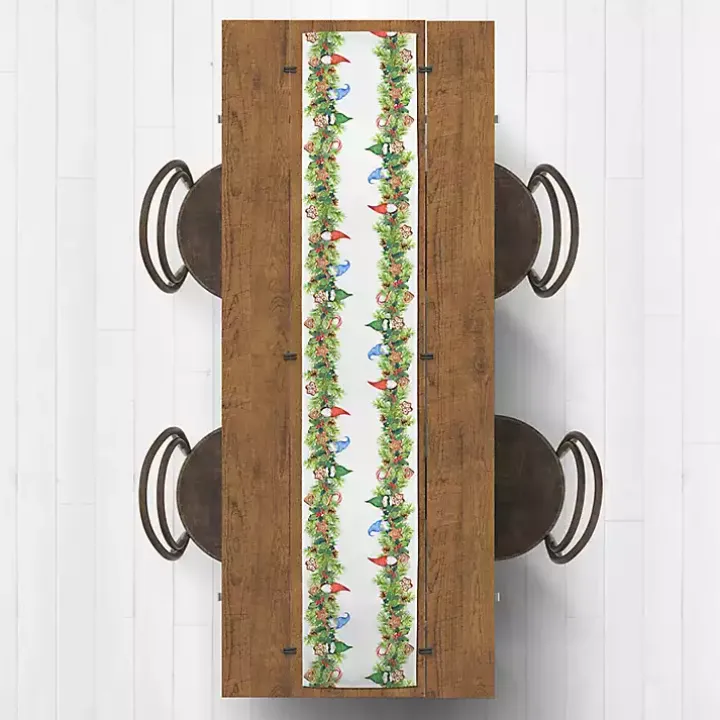 Gnome and Cookies Twill Table Runner, 72 in.