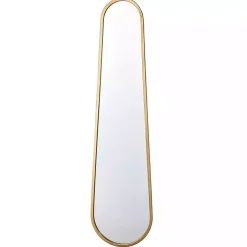 Gold Abstract Oblong Wall Mirror