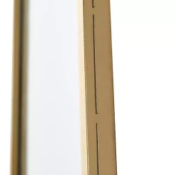 Gold Abstract Oblong Wall Mirror
