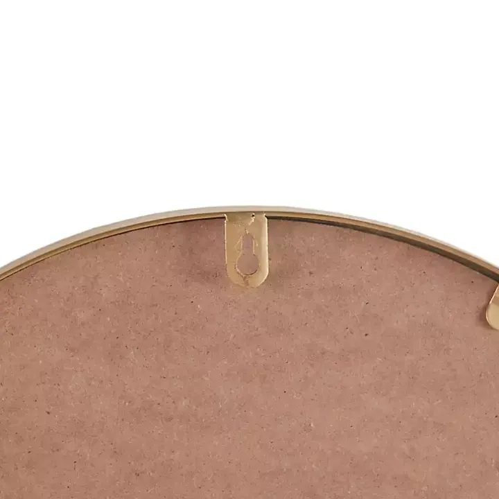 Gold Adaline Floral Arched Wall Mirror
