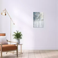 Gold and Silver Forest Canvas Art Print