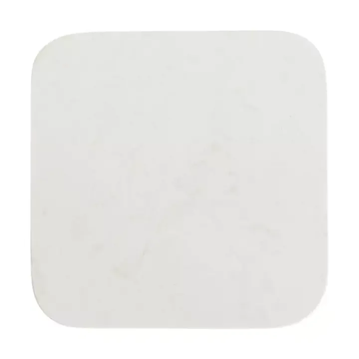 Gold and White Credele Accent Table