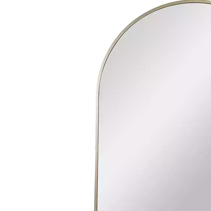 Gold Arch Frame Modern Wall Mirror
