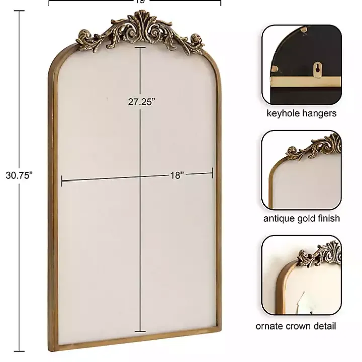 Gold Arch Framed Arendall Pinboard
