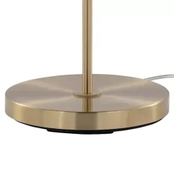 Gold Arch Metro Glass Globe Floor Lamp