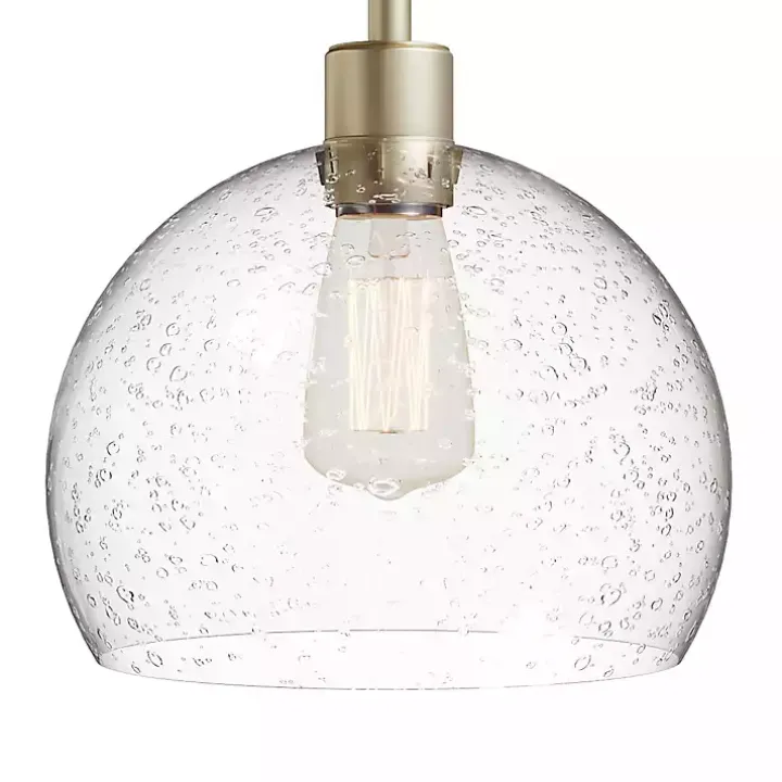 Gold Arch Metro Glass Globe Floor Lamp