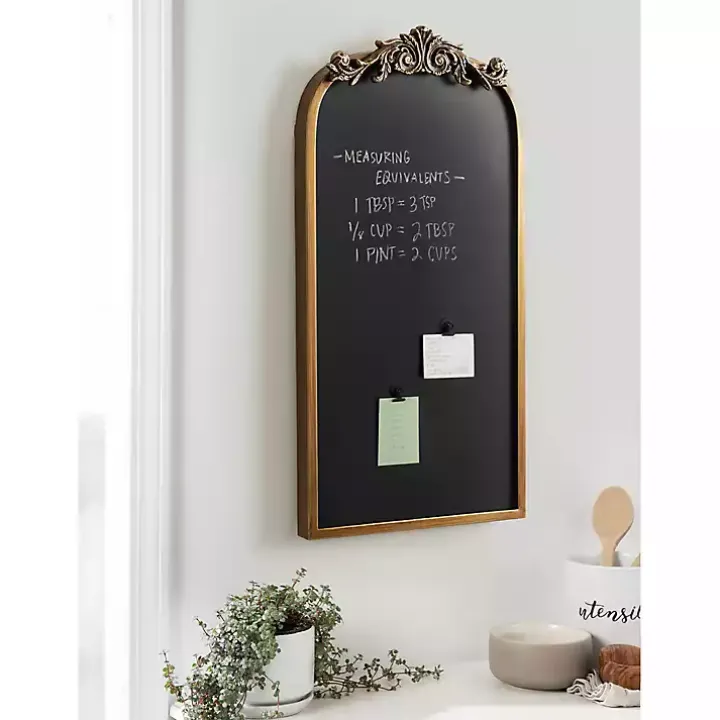 Gold Arendahl Arched Chalkboard