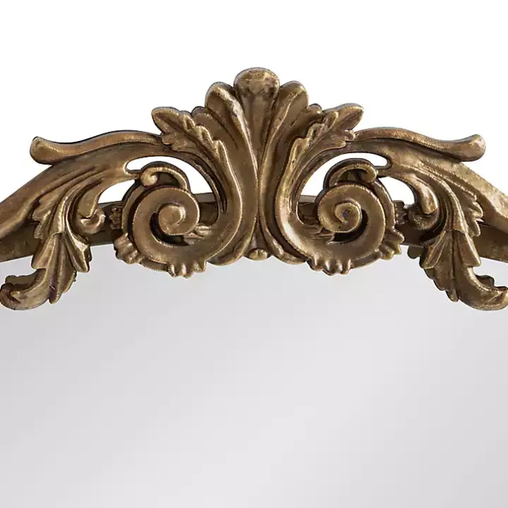 Gold Arendahl Arched Mirror, 24x36 in.