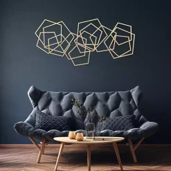 Gold Astraga Pentagon Plaque