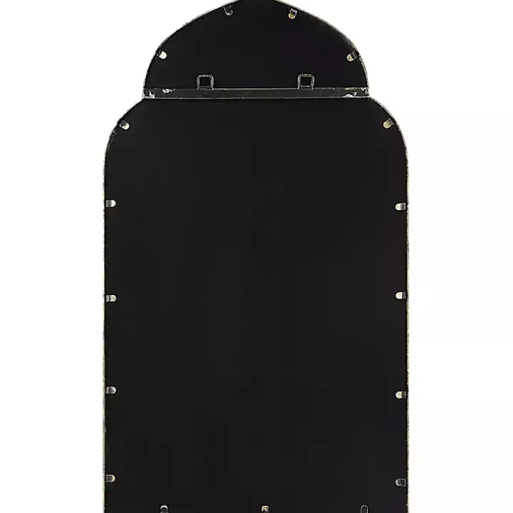 Gold Leaf Arched Frame Wall Mirror