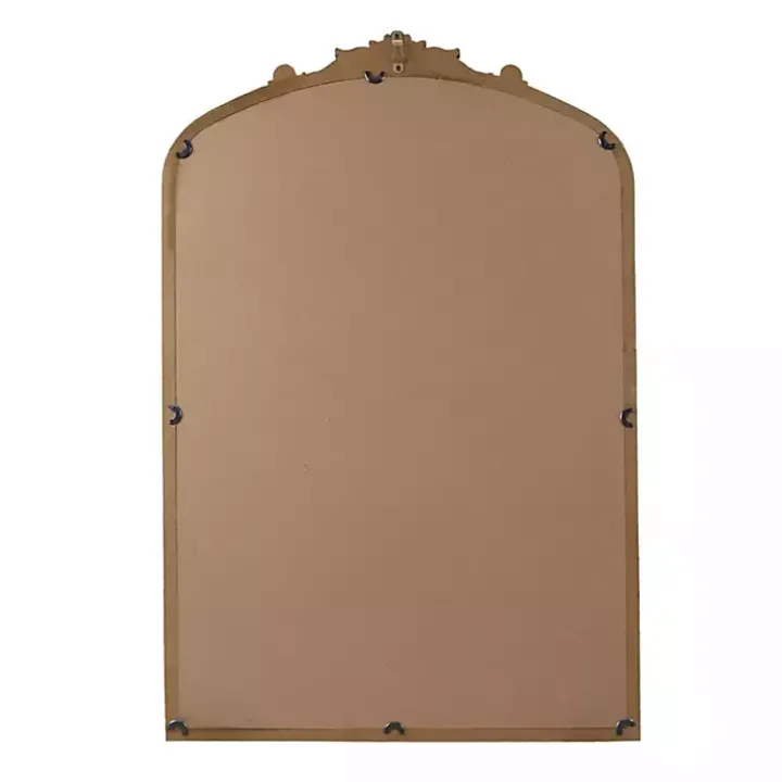 Gold Lilbeth Baroque Beaded Wall Mirror