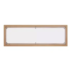 Gold Metal and Tempered Glass Console Table