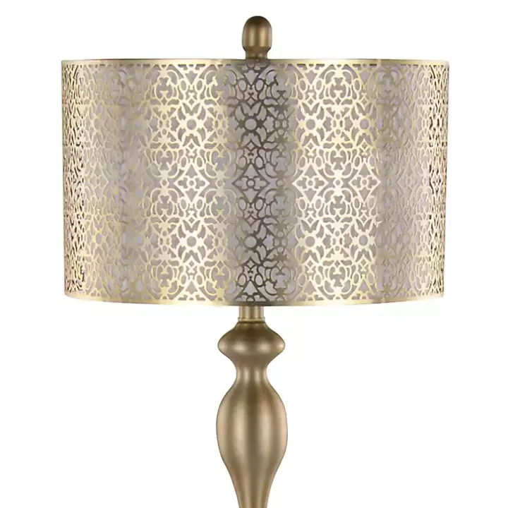 Gold Metal Ashland Floor Lamp