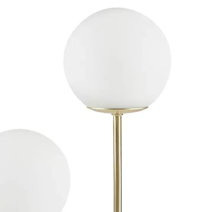 Gold Metal 2-Light Zusa Modern Table Lamp