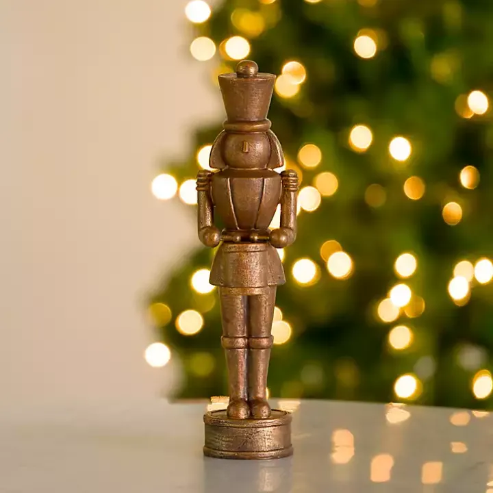 Gold Nutcracker Figurine, 14 in.
