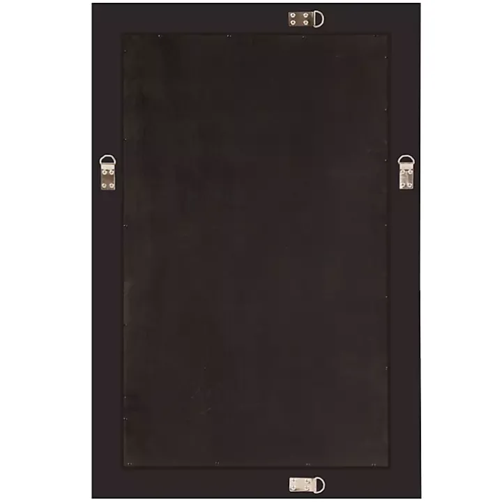 Gold Queen Ann Rectangular Wall Mirror