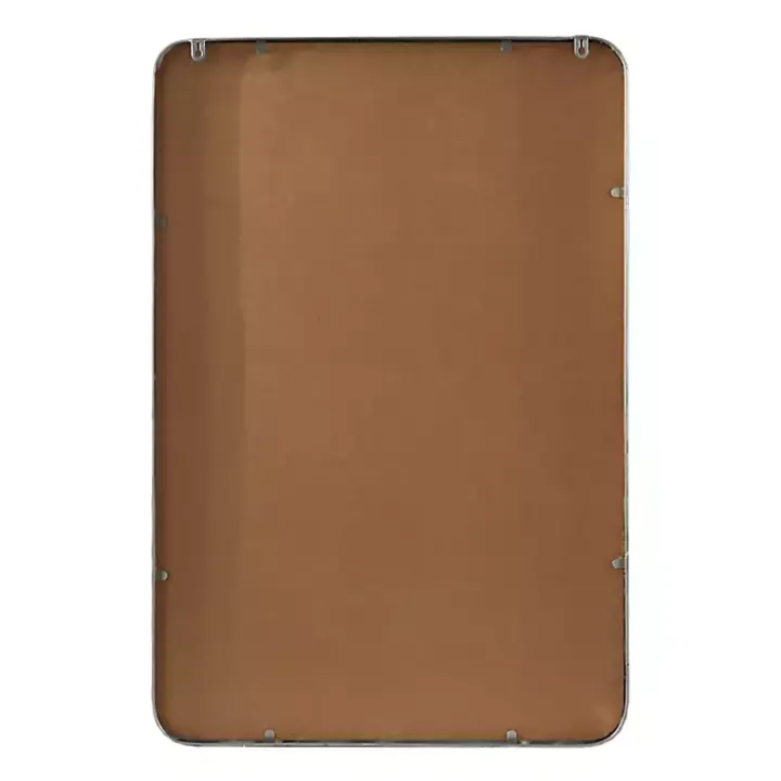 Gold Rounded Rectangle Wall Mirror