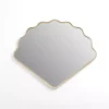 Gold Scalloped Seashell Wall Mirror
