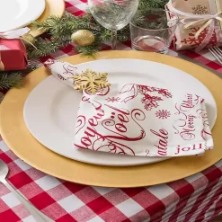 Gold Snowflake Napkin Rings, Set of 6