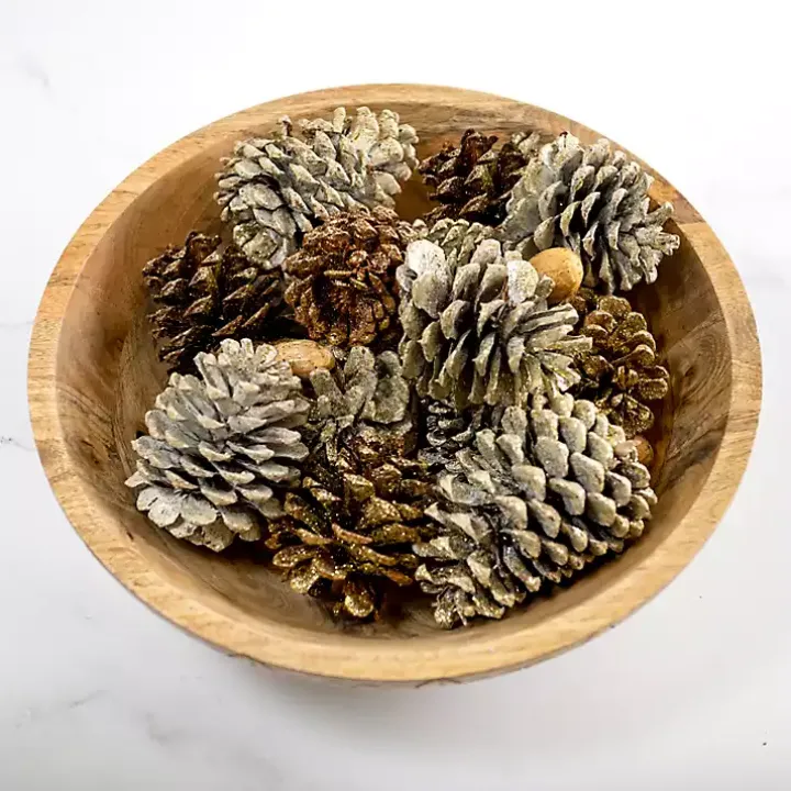 Gold Vanilla Spice Pine Cone Potpourri