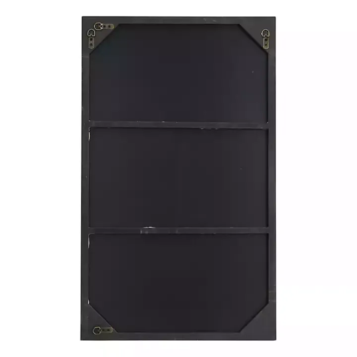 Gold Wood Rectangular Wall Mirror, 24x40 in.