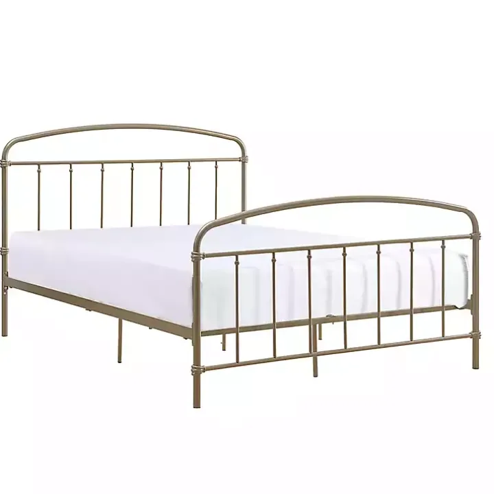 Golden Sun Vintage Arch Queen Bed Frame