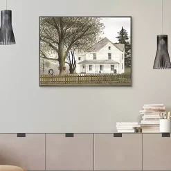 Grandma's House Framed Canvas Art Print
