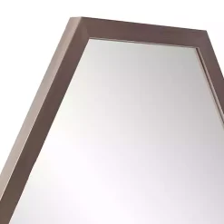 Graphite Hexagon Wall Mirror