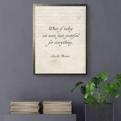Grateful For Everything Wall Plaque