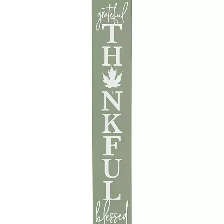 Grateful, Thankful, Blessed Fall Porch Board